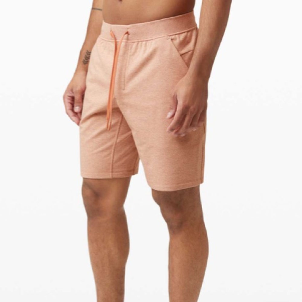 Lululemon City Sweat shorts french terry 9 size small heatherd sedona sunset